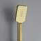 Kibi Cube 3 Settings ABS Handheld Shower Head - Brushed Gold HS1002BG - alternate 5